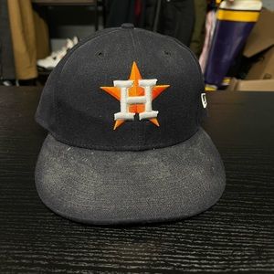 Mens Baseball Hat MLB Houston Astros Size 7 1/8